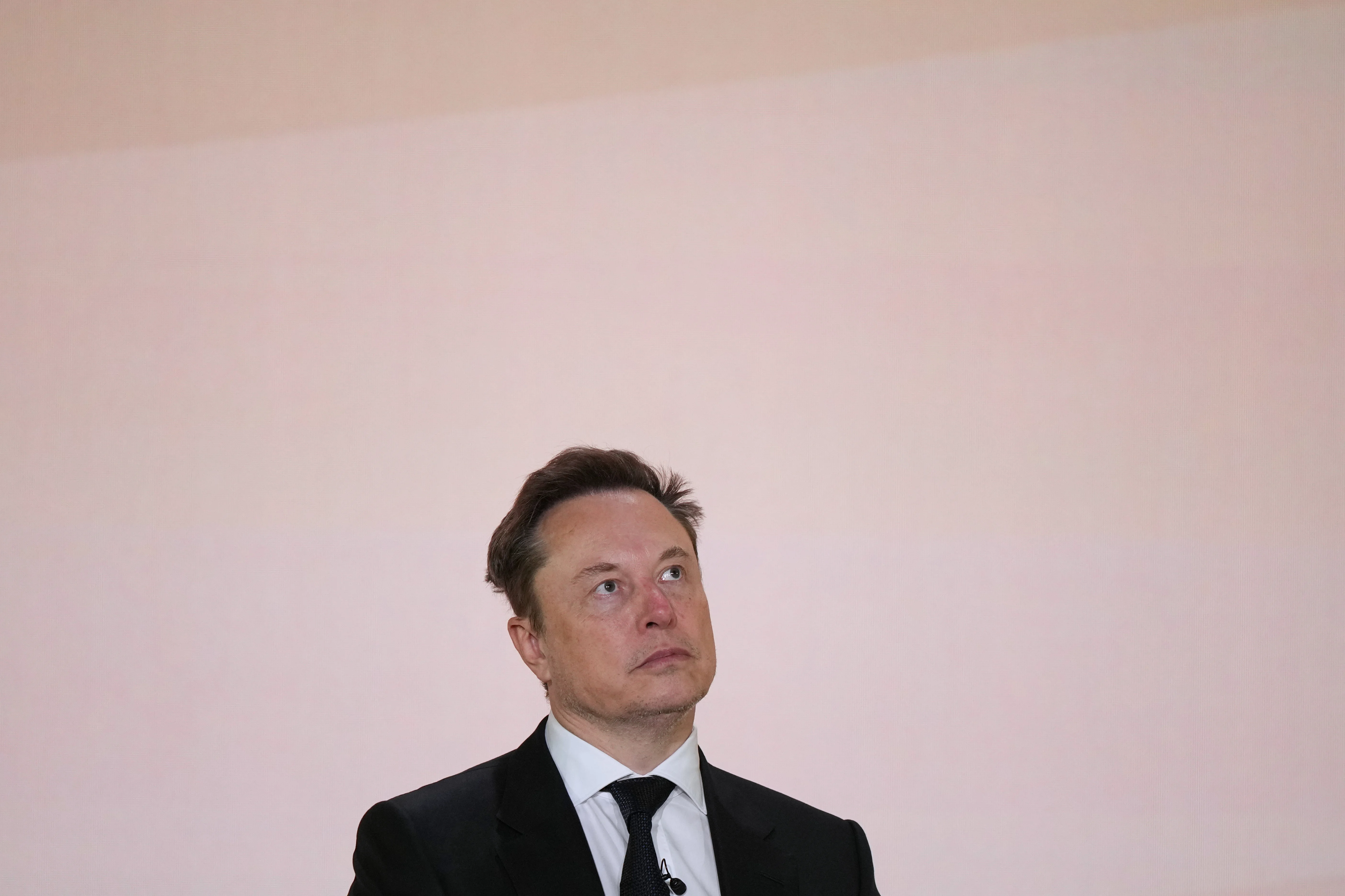 Elon Musk listens during an event to mark the launch of the America.gov website, on Sept. 29, 2026, in Washington, D.C.