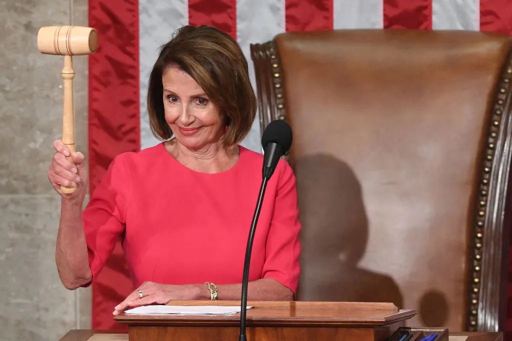 New speaker of the U.S. House of Representatives Nancy Pelosi, D-Calif., holds the gavel during the opening session of the 116th Congress at the Capitol in Washington, D.C., on Jan. 3, 2019.