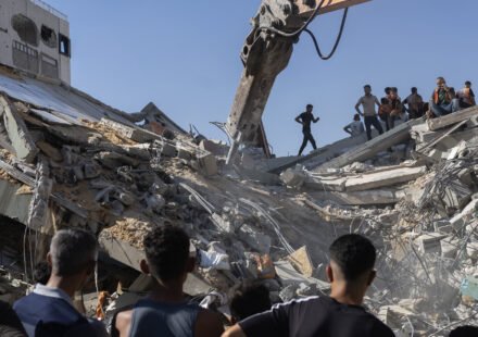 At Least 21 Dead in Gaza After Building Collapse, Officials Say
