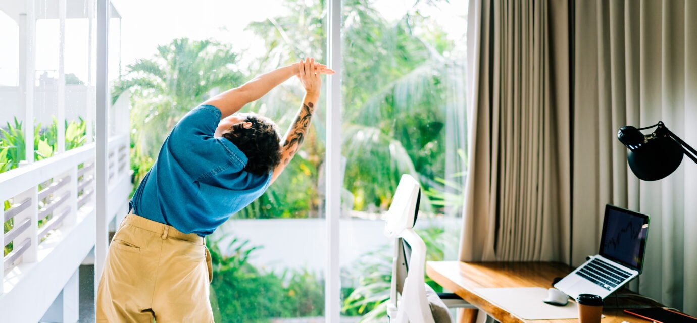 5 simple ways to relieve the aches and pains of sitting at a desk all day