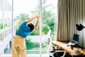 Achy from sitting at a desk all day? Try doing this