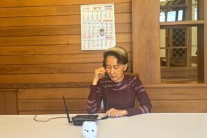 After nearly 6 years, ex-Myanmar leader Aung San Suu Kyi’s son hears her voice