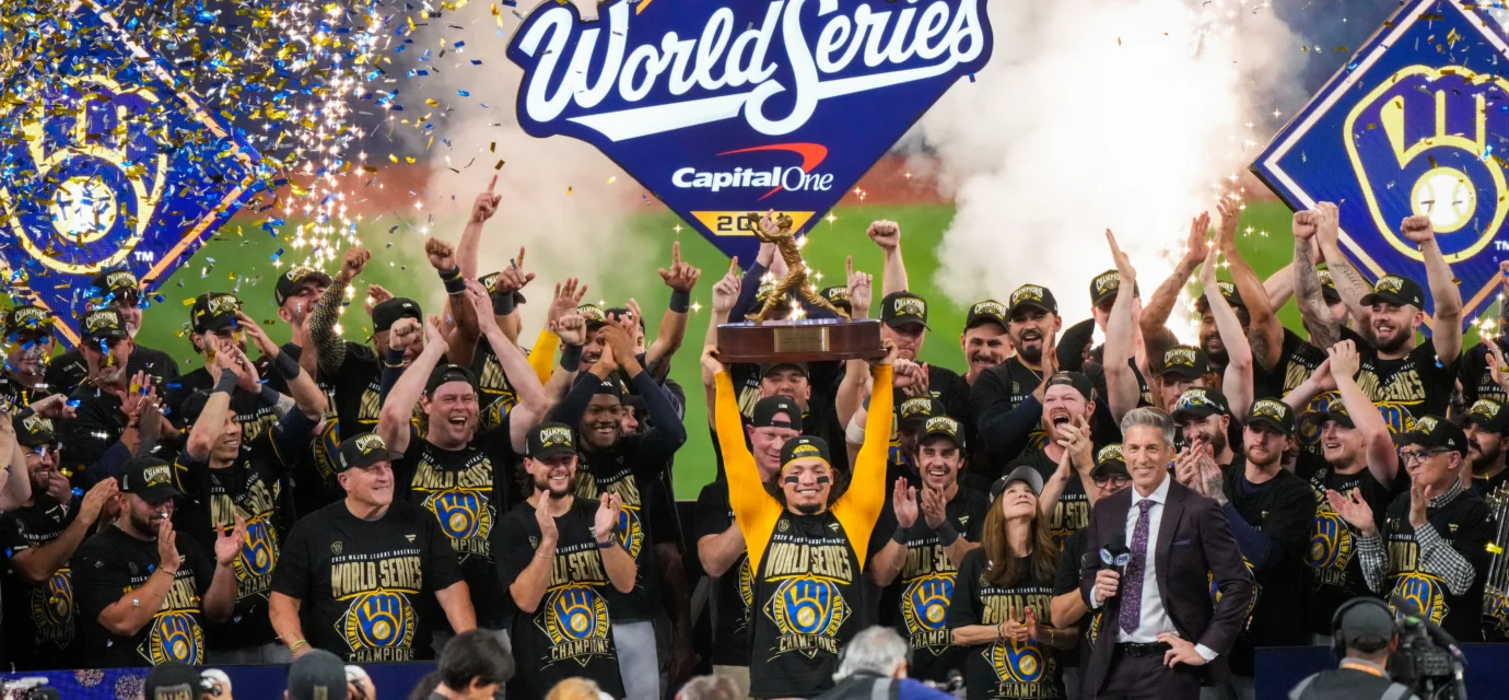 Brewers beat the Rays to win the first World Series title in franchise history