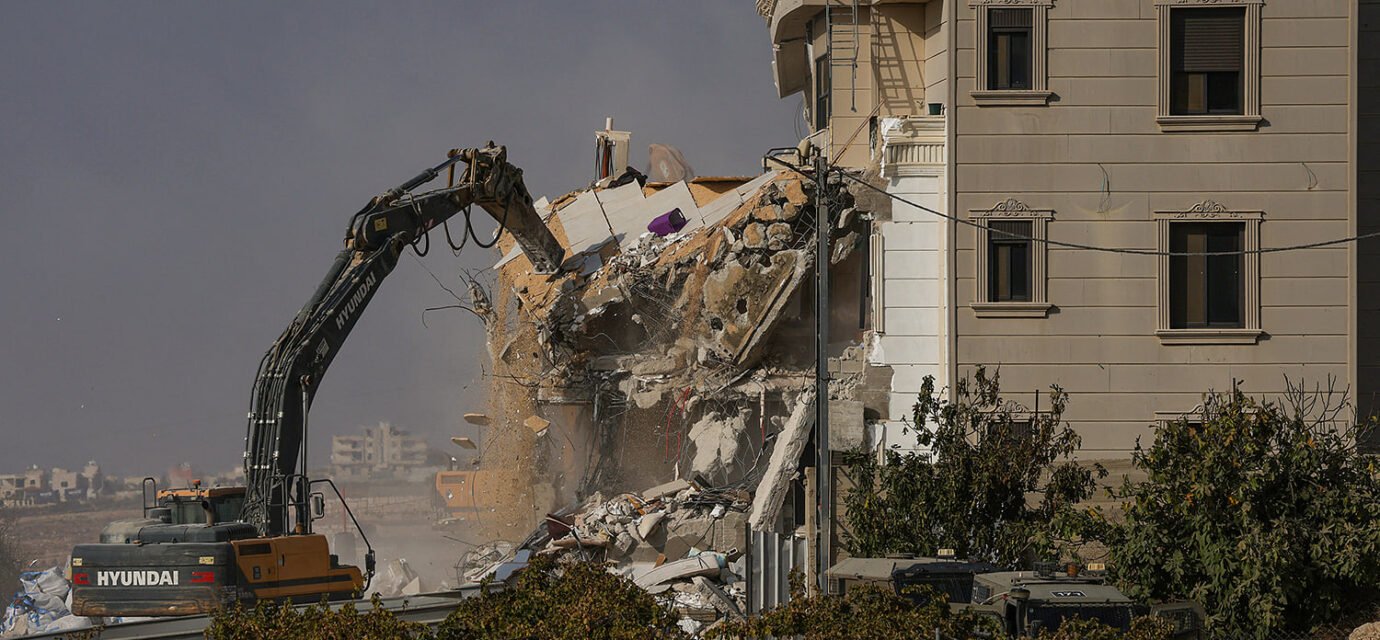 Bulldozers tear down home as Israel cracks down in the West Bank