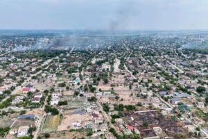 Ceasefire brokered by Melania Trump goes into effect in Russian-occupied town ‘on the brink of disaster’