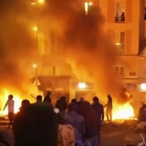 Curfews in effect after violent protests engulf France
