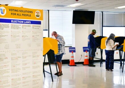 DOJ charges 28 in California with voting crimes as election tensions escalate