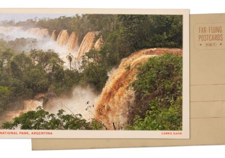 Greetings from the Brazil-Argentina border, where waterfalls are flowing at near-record rates