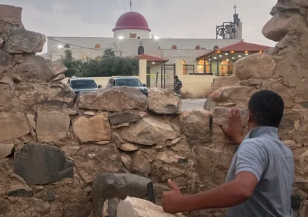 Gunmen open fire at a church during a funeral in Jordan, killing 7 and wounding 40