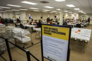 Judge denies the Justice Department’s bid to stop processing California ballots