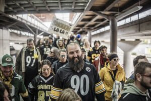 NFL fans in Paris for Saints vs. Steelers game were undeterred by protests