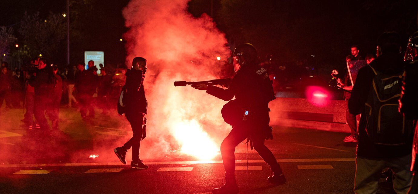 Protests erupt in Spain after train crash kills dozens
