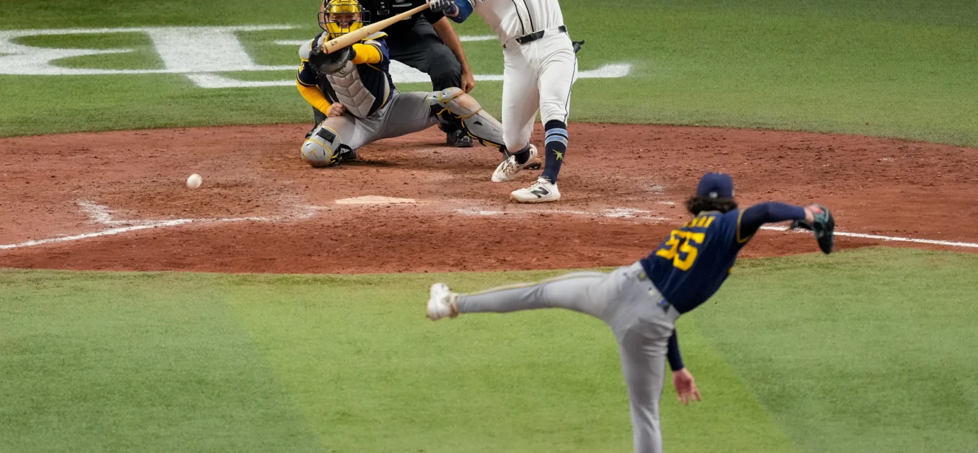 Rays stun Brewers with 2-run rally in 12th inning and force World Series Game 5