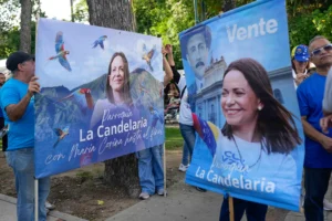 Venezuela’s opposition leader María Corina Machado returns after months in exile