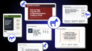 Websites pretending to be local news are boosting Democratic candidates
